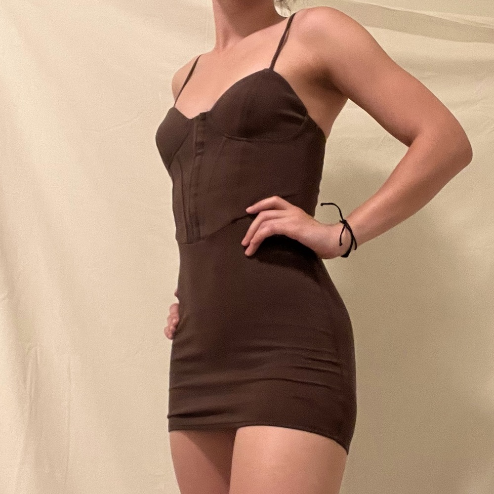 Wild Fable Thin strap Corset mini bodycon dress